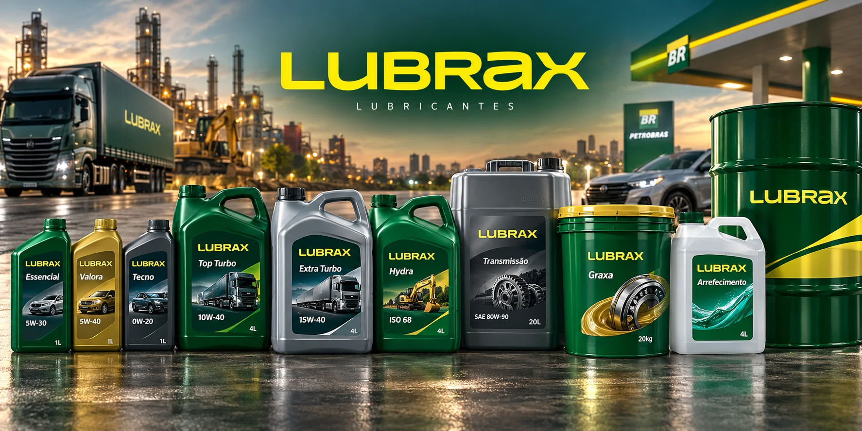 Lubricantes Lubrax de Petrobras